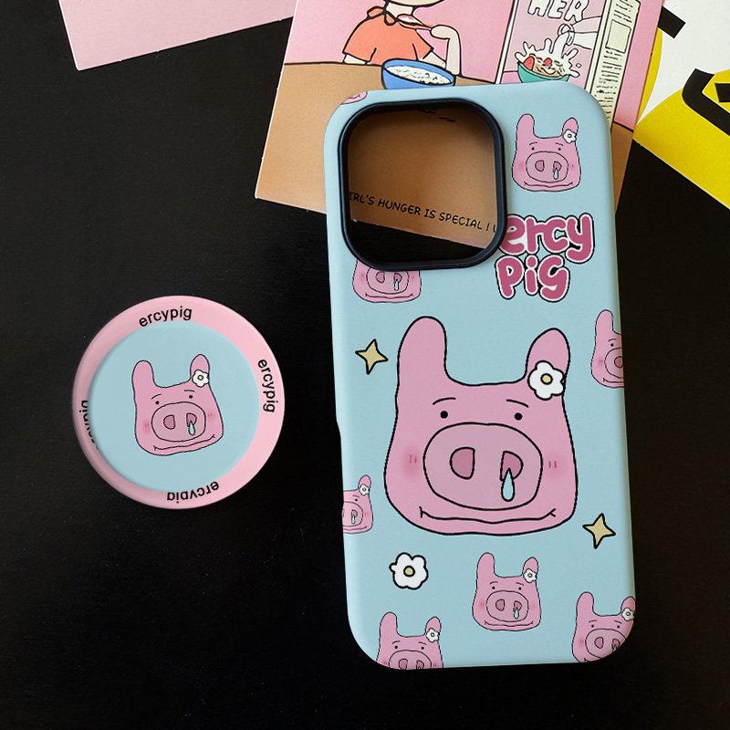 超可爱玛莎猪适用苹果17promax手机壳iphone16pro菲林磁吸支架个性华为P80小米15小众vivo防摔保护壳oppo好运,3C数码配件,手机保护套/壳,淘宝优惠券,粉丝福利购,淘宝优惠卷