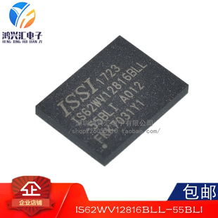 静态随机存取存储器2Mb128Kx16 BGA48 IS62WV12816BLL 55BLI