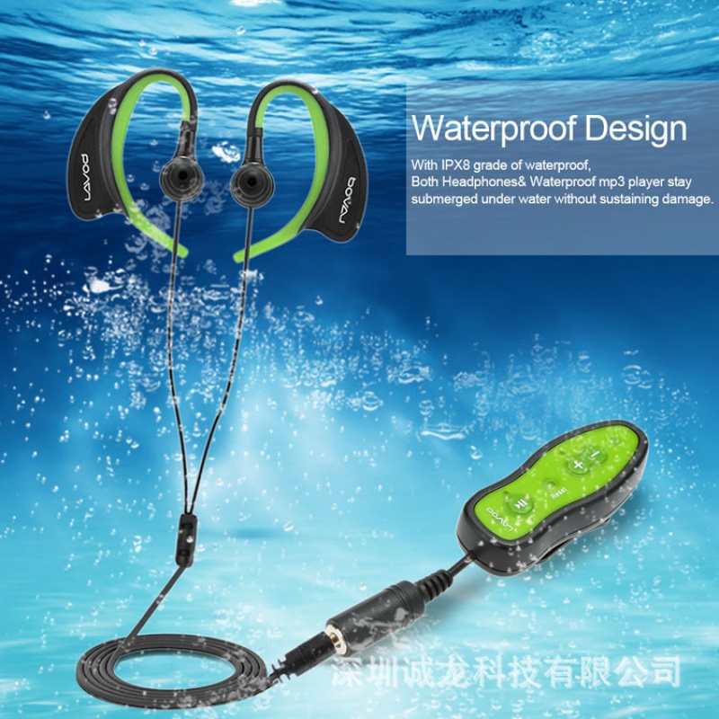 Trong nước mới 3 m chiều sâu chuyên dụng MP3 bơi mp3 thể thao mp3 tai nghe - Phụ kiện MP3 / MP4 nút tai nghe airpods pro chính hãng