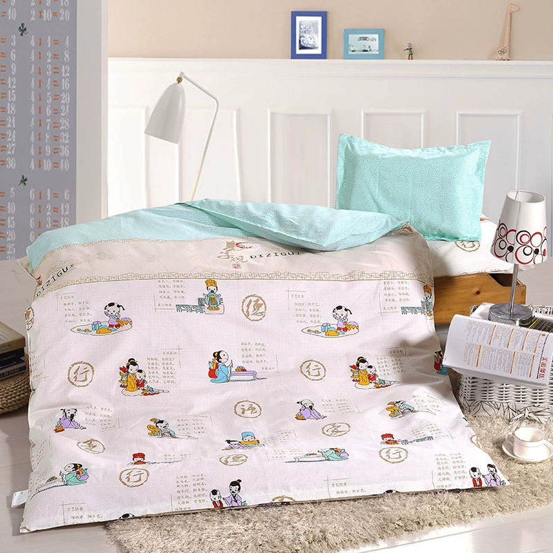 nghỉ trưa trẻ em mẫu giáo là Tân Cương bông nôi hàng Liu Jiantao là trẻ nhỏ Trung Hoa học tại Kit - Bộ đồ giường trẻ em 	ra giường cho bé