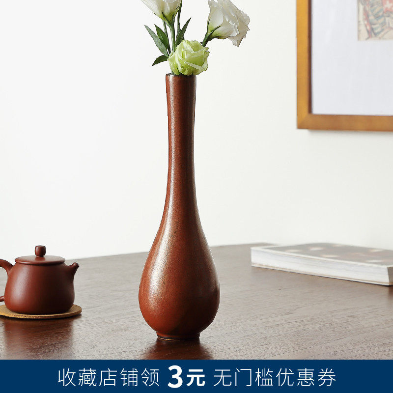 中式禅意陶瓷供佛花瓶古风观音玉净瓶插花花器家居客厅家居摆件,家居饰品,花瓶,淘宝优惠券,粉丝福利购,淘宝优惠卷