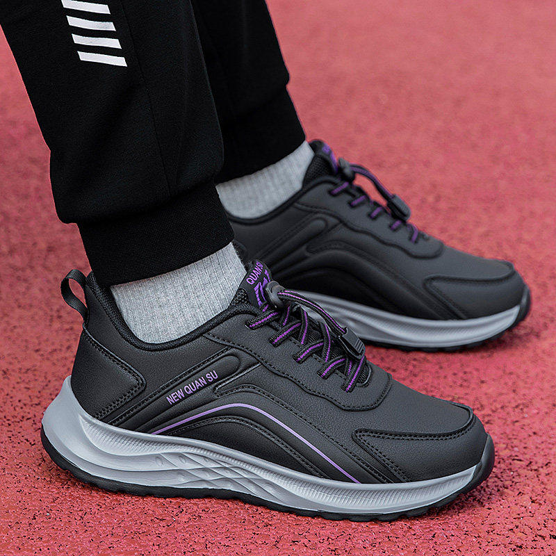 老人鞋女皮面防水夏季防滑软底妈妈鞋舒适健步鞋中老年爸爸运动鞋,女鞋,健步鞋,淘宝优惠券,粉丝福利购,淘宝优惠卷