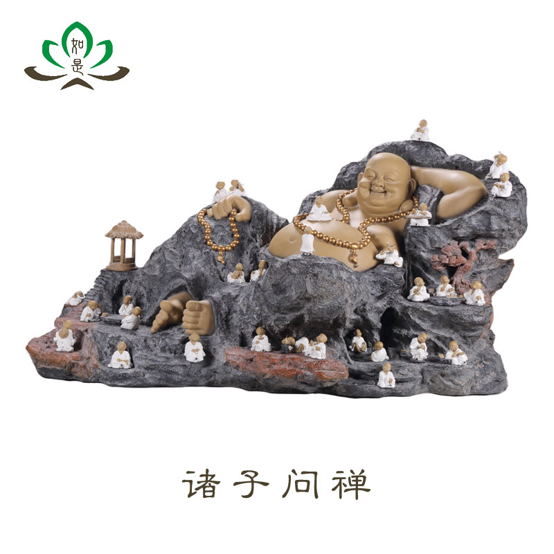 镇宅玄关大型弥勒佛摆件