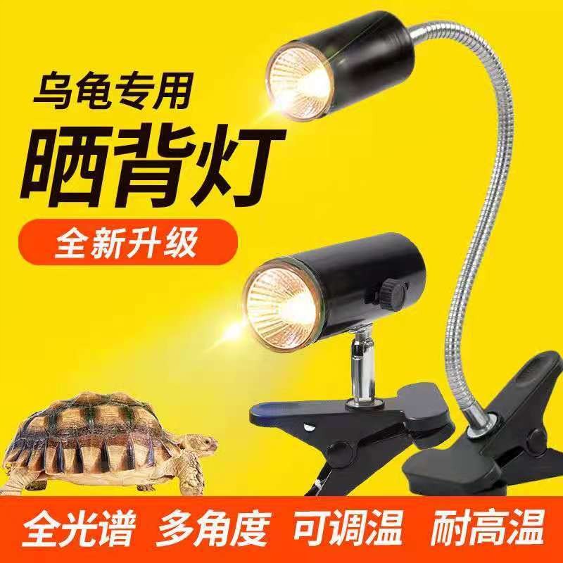 循环定时乌龟晒背灯小型加热补钙太阳能灯晒龟灯uvb灯鱼缸保温省