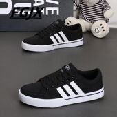 学院风轻便休闲运动鞋 男鞋 时尚 潮流百搭板鞋 帆布透气2025夏季 新款