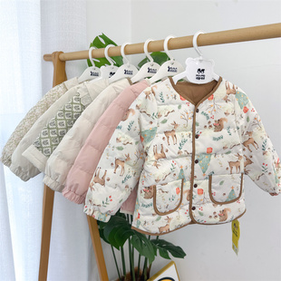 安心羽绒服瑁恩瑁爱衣拉拉冬新款女童白鸭绒服羽绒服保暖内胆甜美