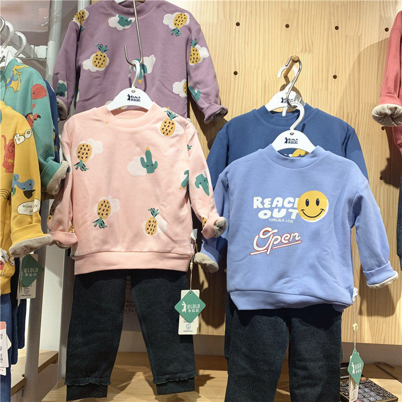 秋冬新款女宝宝纯棉保暖背心