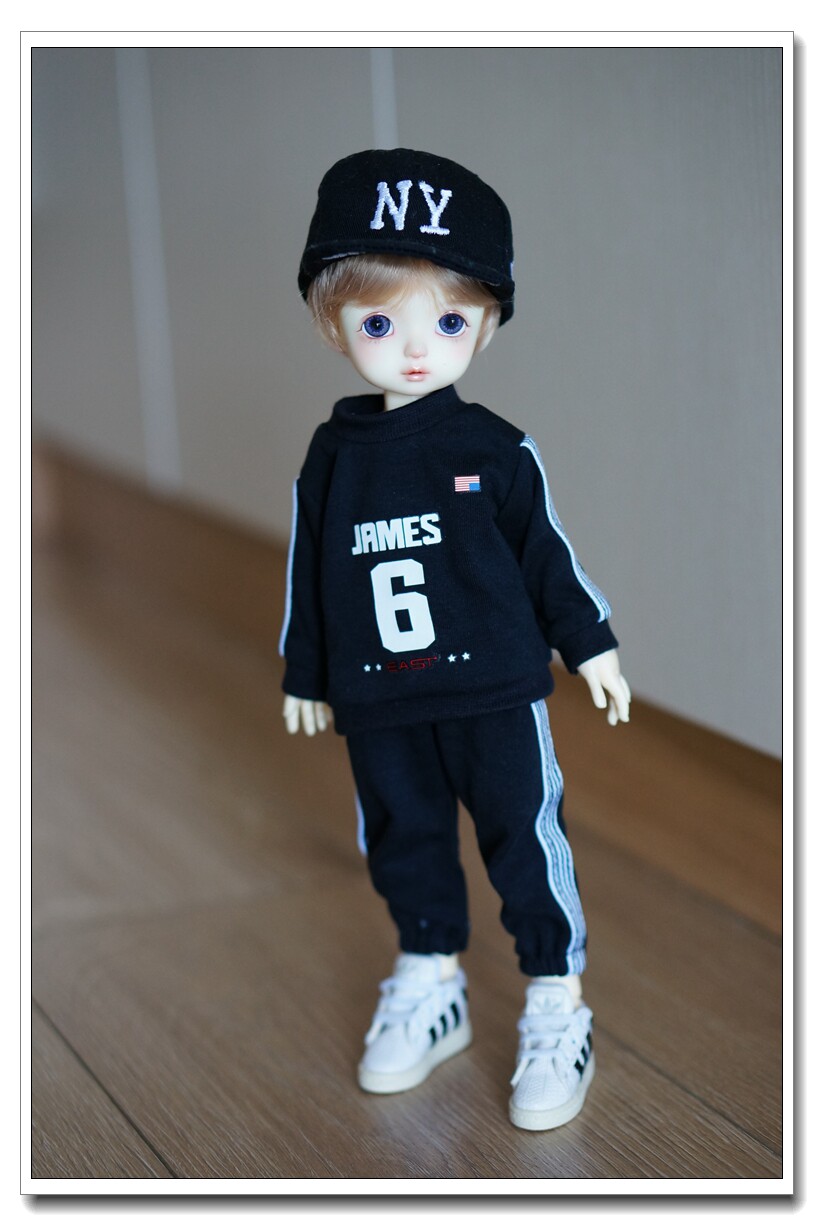新品现货运动卫衣裤子套装T恤bjd6分娃娃衣yosd大六分MYOUA99