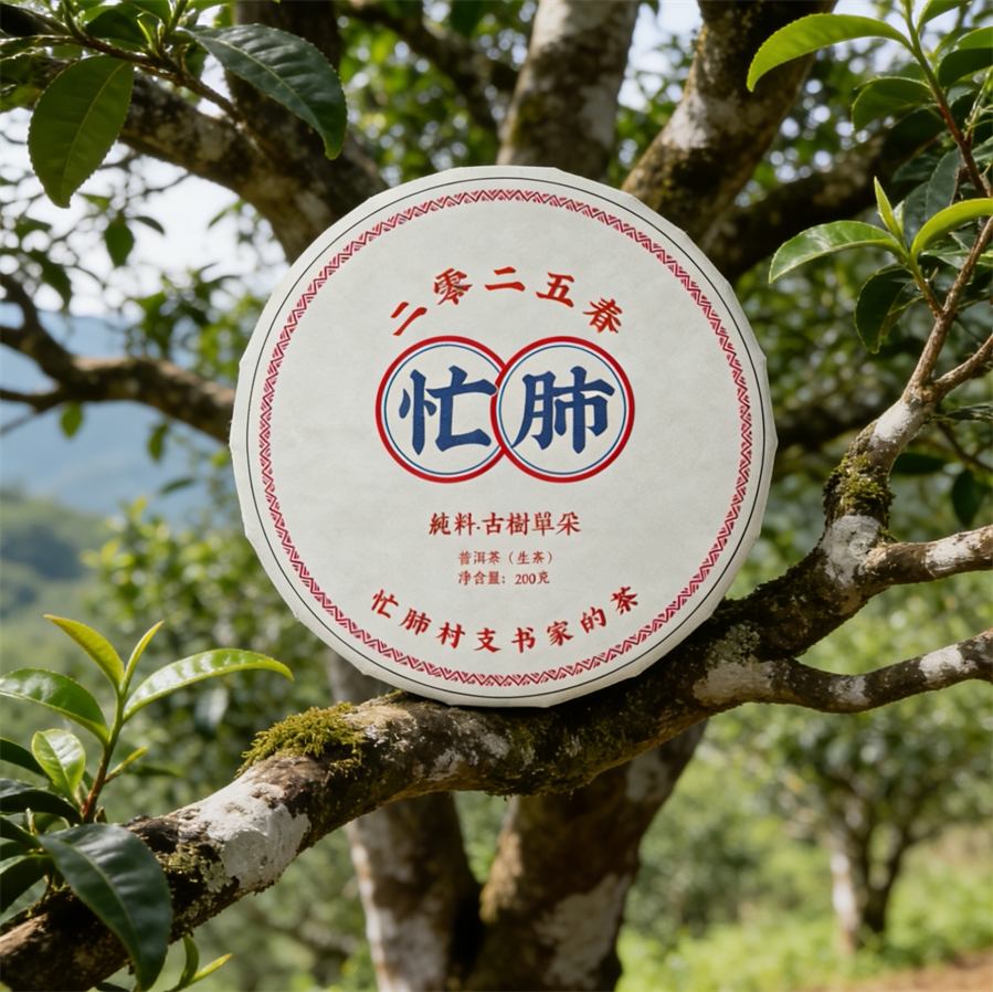 2025春忙肺古树茶普洱茶200g