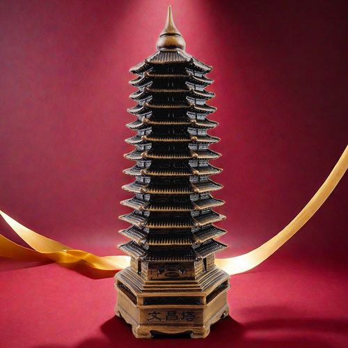 十三层13层文昌塔摆件工艺品树脂客厅柜子书房桌面送孩子升学礼物
