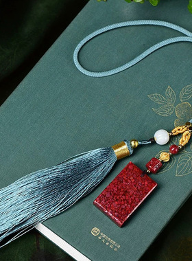 朱砂晶体无事牌汽车挂件后视镜车载内吊饰平安款男女包挂饰