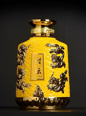 空瓶  九龙景德镇陶瓷酒瓶酒壶密封装饰摆件创意封坛20斤装