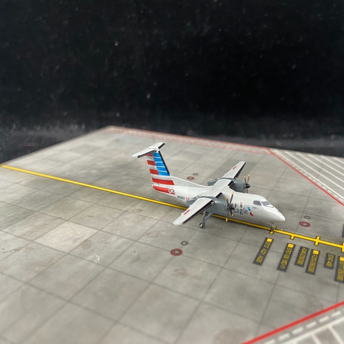 1：400 GJ 美鹰航空 DASH-8，编号N808EX， 非常漂亮的一款电风