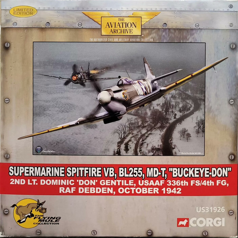 corgi 狗仔 US31926 喷火VB 飞驴王牌系列量版 机头有内构，有限