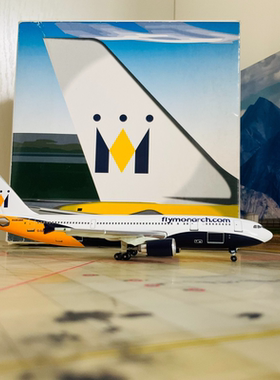 1:400 英国君主航空 A300-600英国地区的ab6，非常少见品牌：Jet-