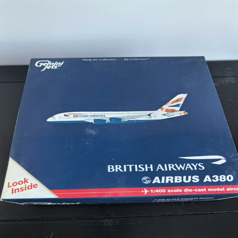GJ Geminijets 1:400 飞机模型英国航空 BA 空客 A380注册号 G-BB