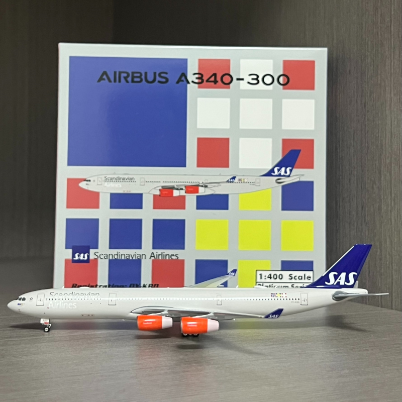 Phoenix PH12001 1:400 北欧航空A340-300 OK-YBD标涂目测无明显