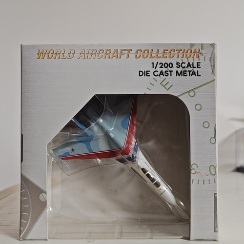 Gulliver 1/200 苏27勇士表演队合金飞机模型，全新未拆封，带原