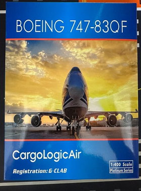 Phoenix 1:400 PH11743 CargoLogicAir Boeing 747-8F G-CLAB 货