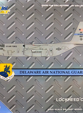 #1/400模型# 美国空军  空军国民警卫队  Geminijets 01057 C-130