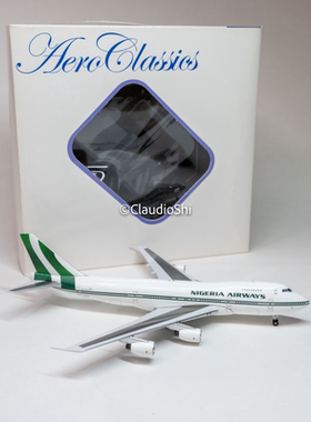 Aeroclassics（AC） 1/400 Nigeria Airways 尼日利亚航空 747-20