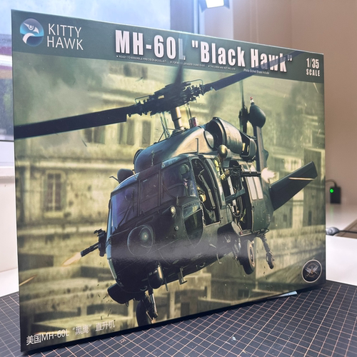 小鹰模型 1/35 KH50005 1/35 MH-60L 黑鹰认清现实，人菜瘾大，
