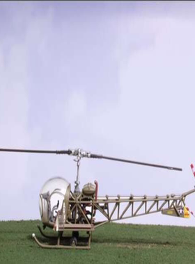 CORGI 狗仔 US51902 韩战救援直升机，BELL贝尔 H-13直升机 48比