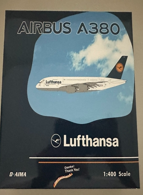Phoenix 1:400 PH04522 Lufthansa 汉莎航空 Airbus A380 D-AIMA