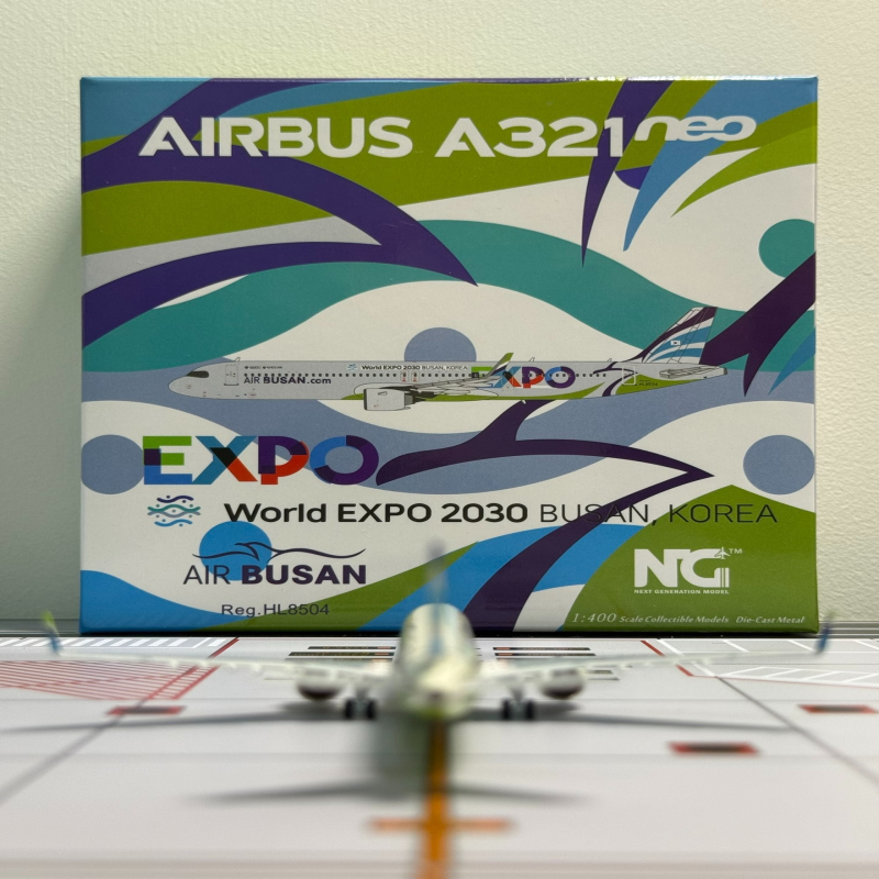 Ng models釜山航空A321neo（釜山2030世博会），比例1：400，售