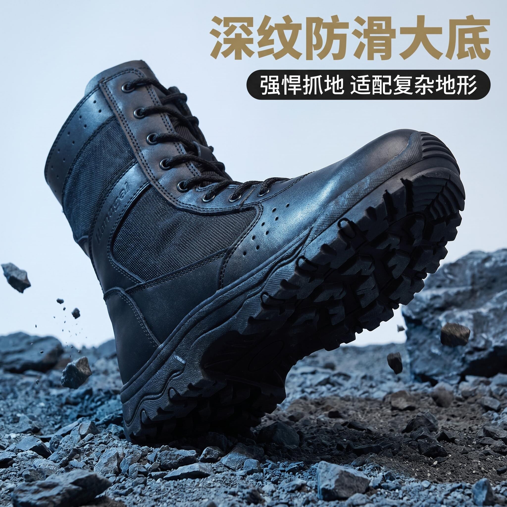 夏季作战靴男女户外作战训靴正品透气战术靴防滑防水侧拉链登山鞋