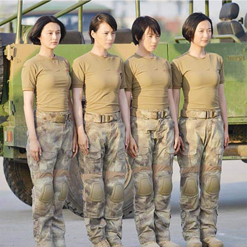 美军夏季战术体能训练服短袖透气户外运动体训服军迷圆领T恤男女