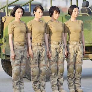 美军夏季战术体能训练服短袖透气户外运动体训服军迷圆领T恤男女