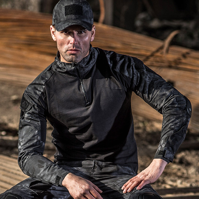 春秋战术蛙服套装男GEN3蟒纹迷彩