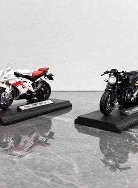赛车摩托模型摆件相机装饰品套装亚克力防尘罩展示盒样板间摆件