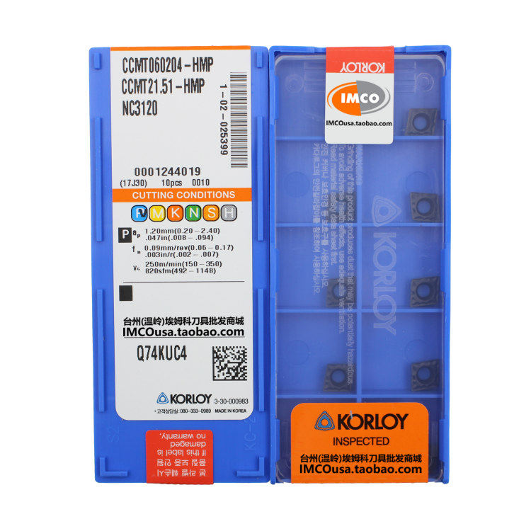 韩国克罗伊 CCMT060204-HMP NC3120原装正品