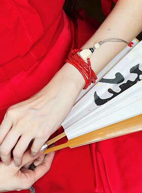 承李李原创设计风藏传多圈手串