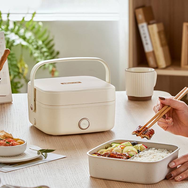 官方正品小熊DFH-D10Q1免注水电热饭盒加热便当盒上班族带饭神器