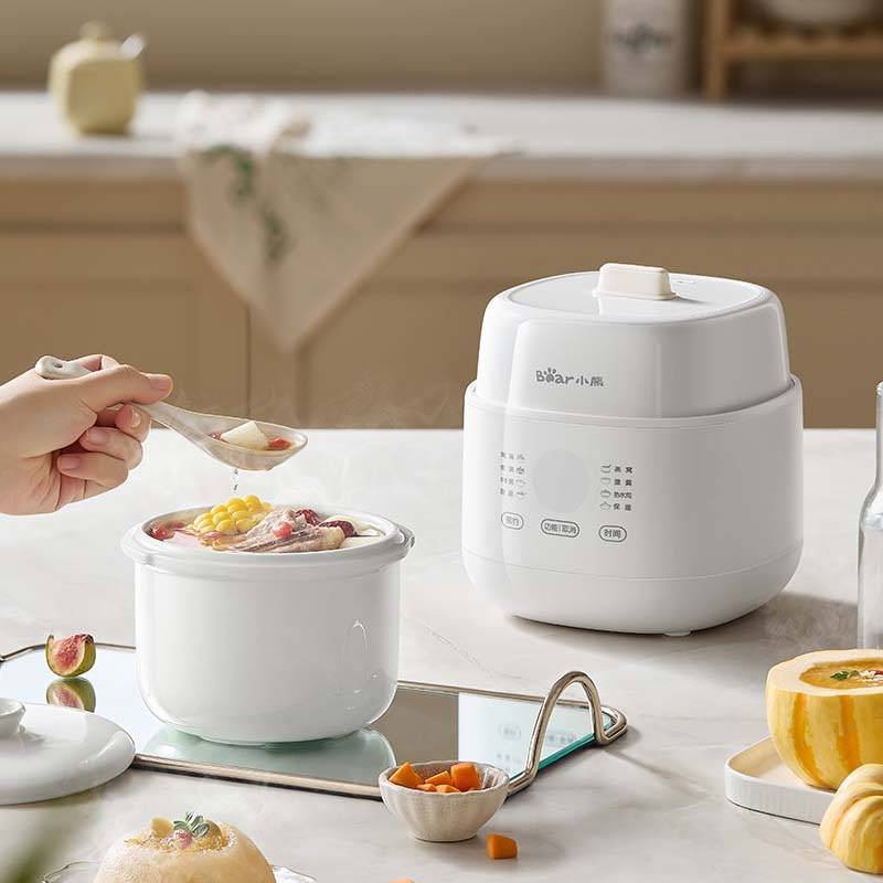 官方正品牌小熊电炖锅DDZ-E10N1隔水炖家用婴儿辅食煮粥锅陶瓷煲