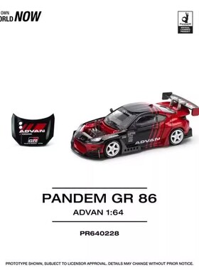 现货 POPRACE 丰田 PANDEM GR86 ADVAN PR640228 合金