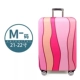 Розовый 22-дюймовый чемодан из гофрированного картона размера M [утолщенный в два слоя]
