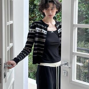 peur独家原创松鼠圣诞北欧冰岛图花纹费尔岛开衫羊毛针织复古外套