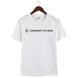 新款利兹大学University of Leeds周边纯棉纪念衫男女短袖半袖T恤