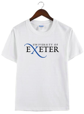 新款英国埃克赛特大学Exeter周边纪念衫男女圆领短袖半袖T恤衣服