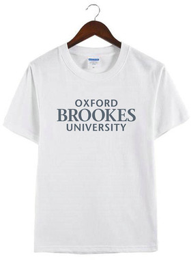 新款英国牛津布鲁克斯大学Oxford Brookes纪念衫圆领短袖半袖T恤