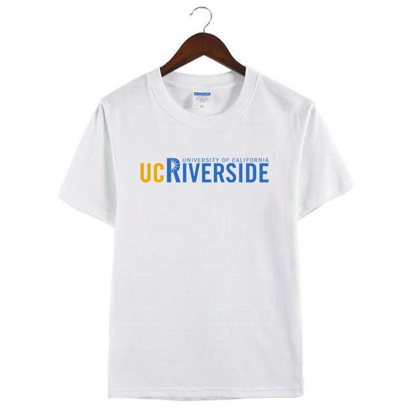 新款UC Riverside美国加州大学河滨分校纪念衫短袖半袖T恤衫体恤