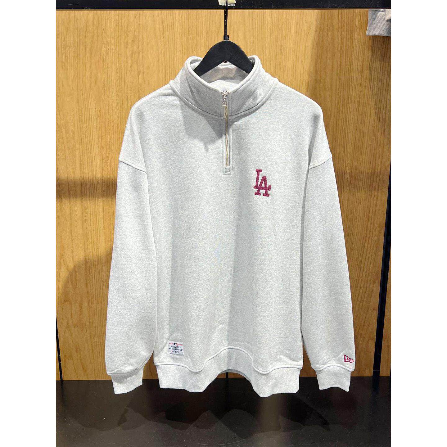 New Era纽亦华2025冬新MLB半拉链半高领卫衣男 14726536 14726535
