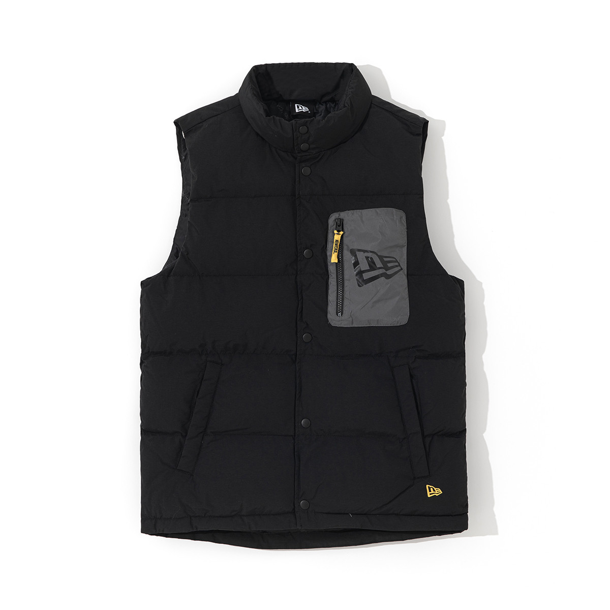 NewEra纽亦华NY/口袋棉服梭织背心黑色12568254