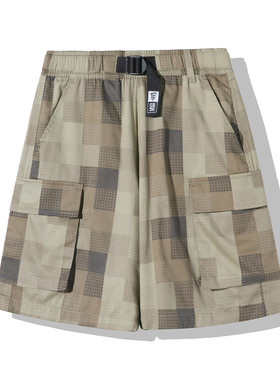 New Era纽亦华夏季新款五分短裤花色军绿色蓝色13095665