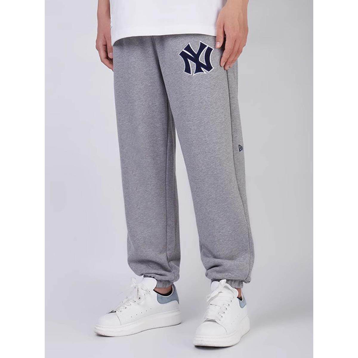 New Era纽亦华2025新款男女运动休闲长裤卫裤束脚抽绳14450513