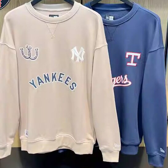 New Era纽亦华2025秋新MLB套头卫衣印花男女潮 14726716 14729315